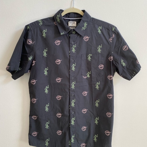 Hurley Mens Chill Vibes Short Sleeve Shirt - Picture 3 of 5